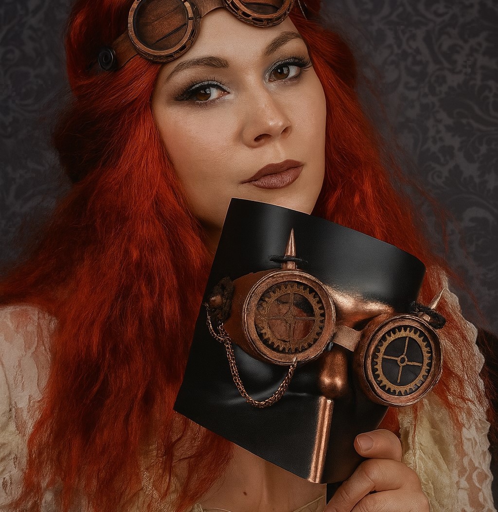 Venezianische Steampunk Maske Augenmaske Fantasy Cosplay Kostüm Verkleidung